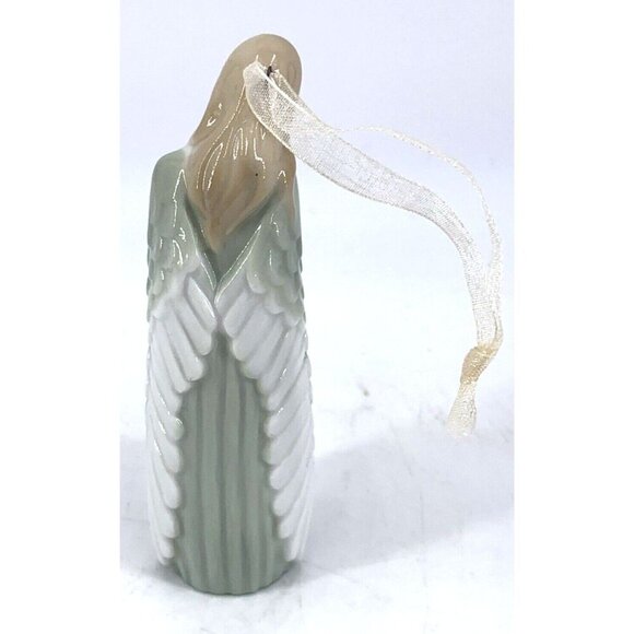 Hallmark Keepsake Christmas Ornament Angel In Disguise Porcelain 4" Tall 2002 - Picture 4 of 7